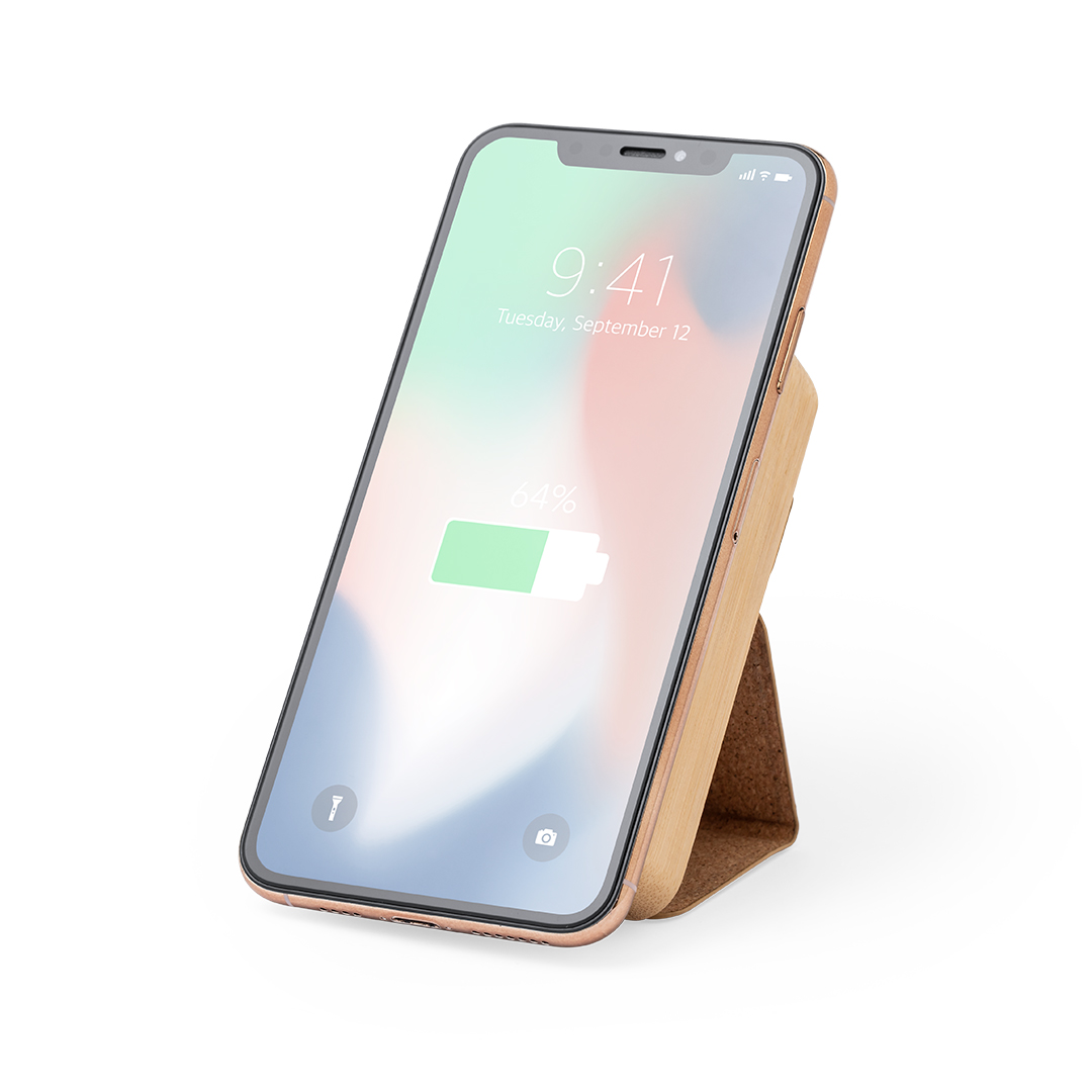 Power Bank personalizada Dobson de bambú y corcho con fijación magnética de 5000mAh - Tecnología - Regalo Promocional Personalizado - imagen 5