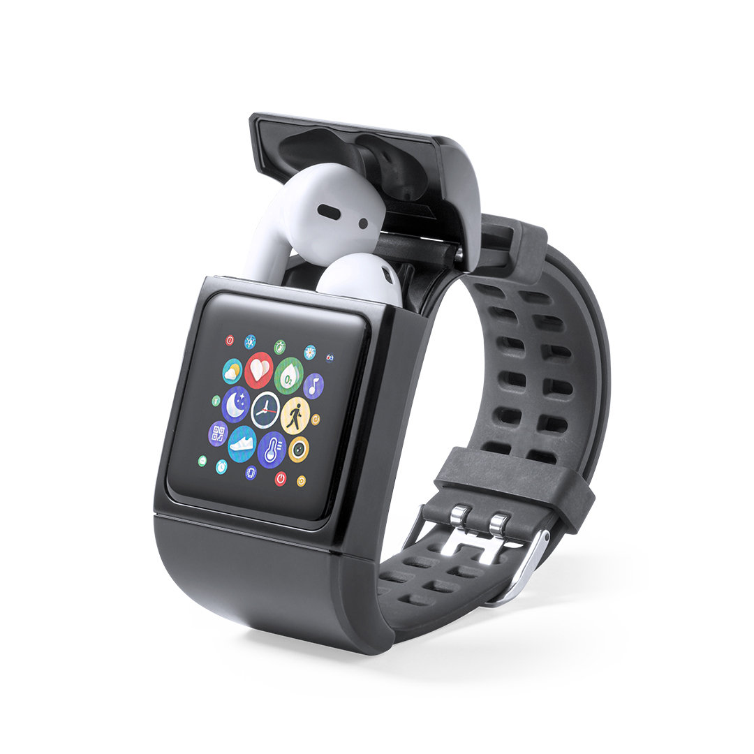 Reloj inteligente personalizado Pinsir multigadget con auriculares intraurales - Tecnología - Regalo Promocional Personalizado - imagen 4