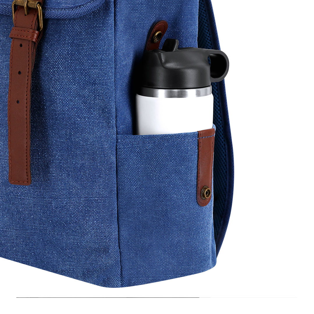 Mochila personalizada Snorlax de canvas 480g/m2 diseño atemporal - Mochilas personalizadas - Regalo Promocional Personalizado - imagen 5
