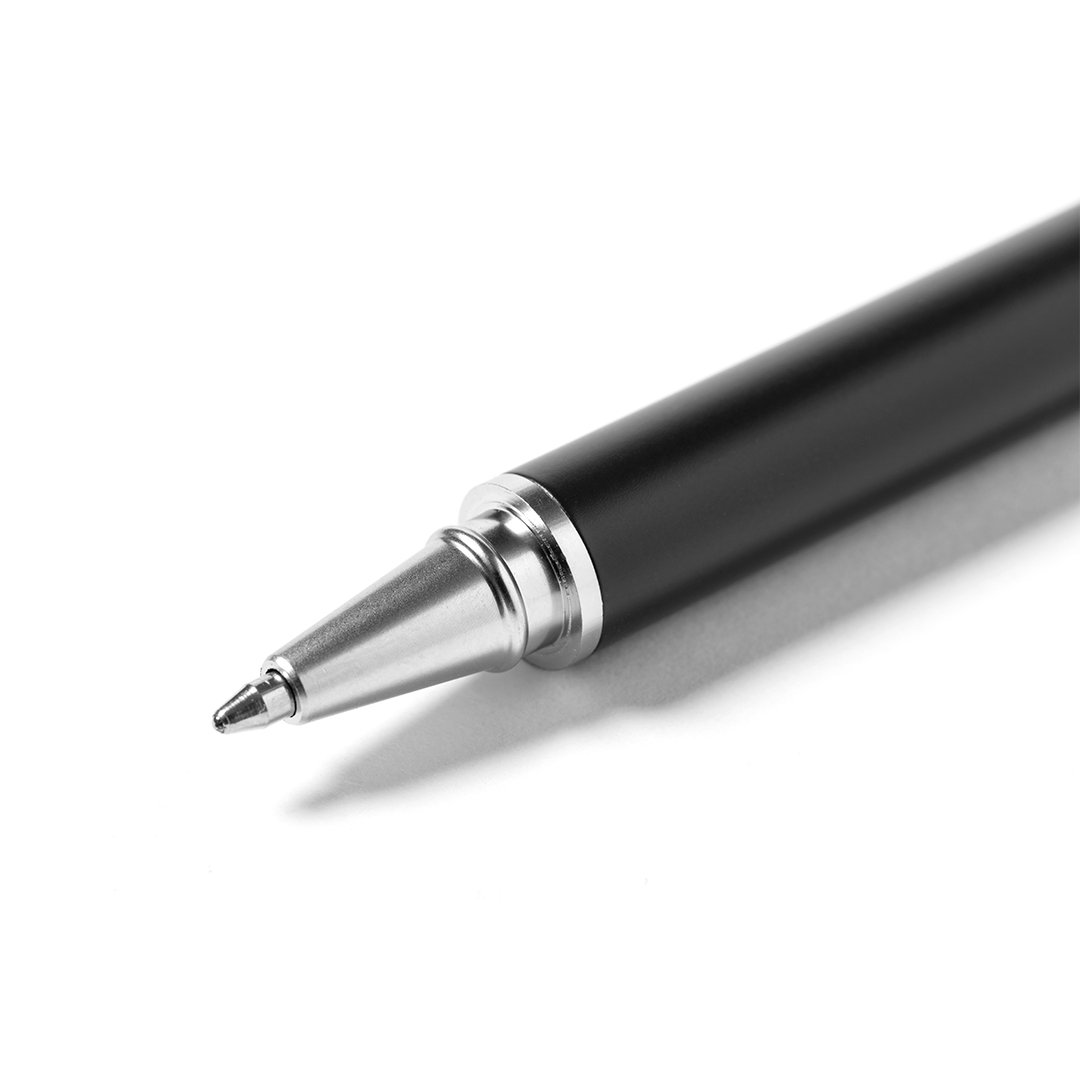 Bolígrafo lápiz eterno personalizado Holwick 2 en 1 metal brillante