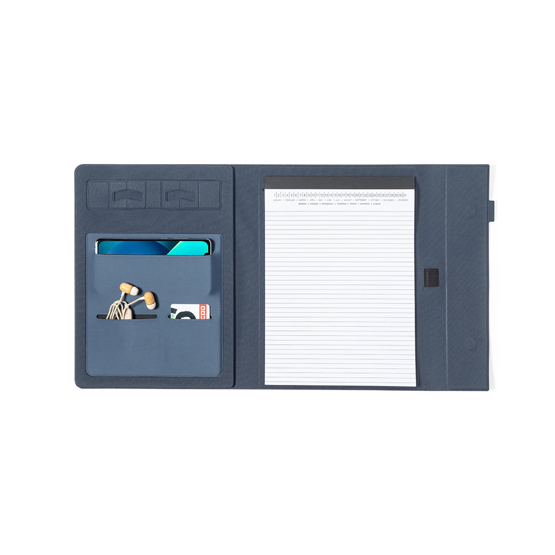Carpeta personalizada Neseby de RPET 600D con soporte smartphone - Oficina - Regalo Promocional Personalizado - imagen 3
