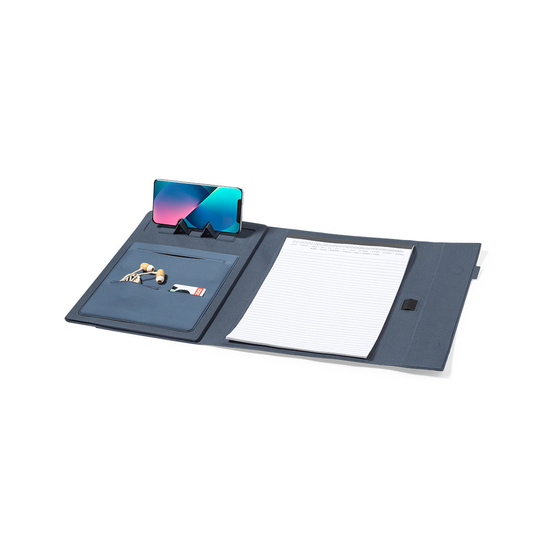 Carpeta personalizada Neseby de RPET 600D con soporte smartphone - Oficina - Regalo Promocional Personalizado - imagen 4