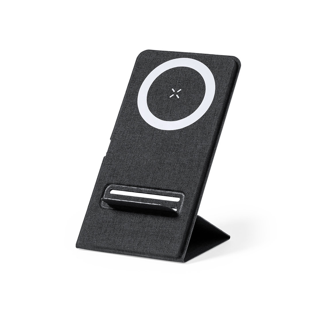 Cargador personalizado Sterling inalámbrico 15W de poliéster magnético plegable