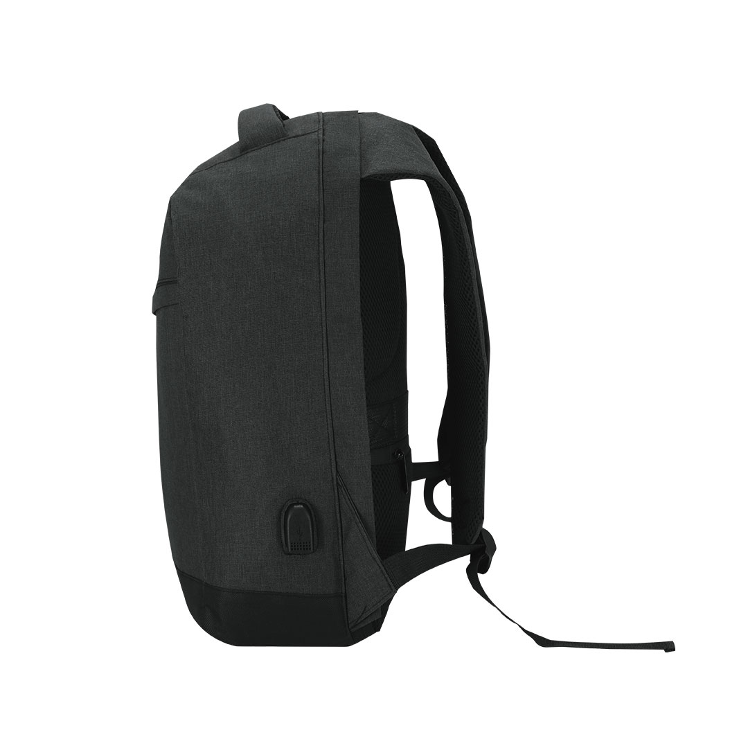 Mochila antirrobo personalizada Frissa de poliéster 600D con USB - Mochilas personalizadas - Regalo Promocional Personalizado - imagen 5