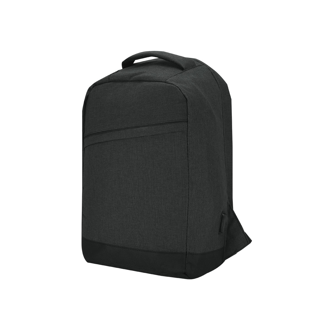 Mochila antirrobo personalizada Frissa de poliéster 600D con USB - Mochilas personalizadas - Regalo Promocional Personalizado