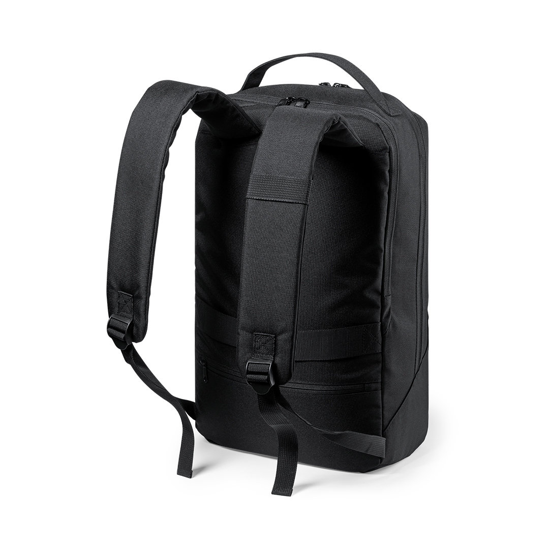 Mochila personalizada Elanis de RPET 600D con bolsillo antirrobo - Mochilas personalizadas - Regalo Promocional Personalizado - vista alternativa