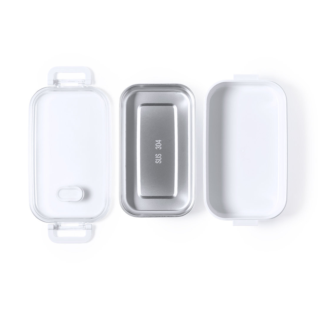 Fiambrera térmica personalizada Veket de PP y acero inox de 500ml - Viaje - Regalo Promocional Personalizado - vista alternativa