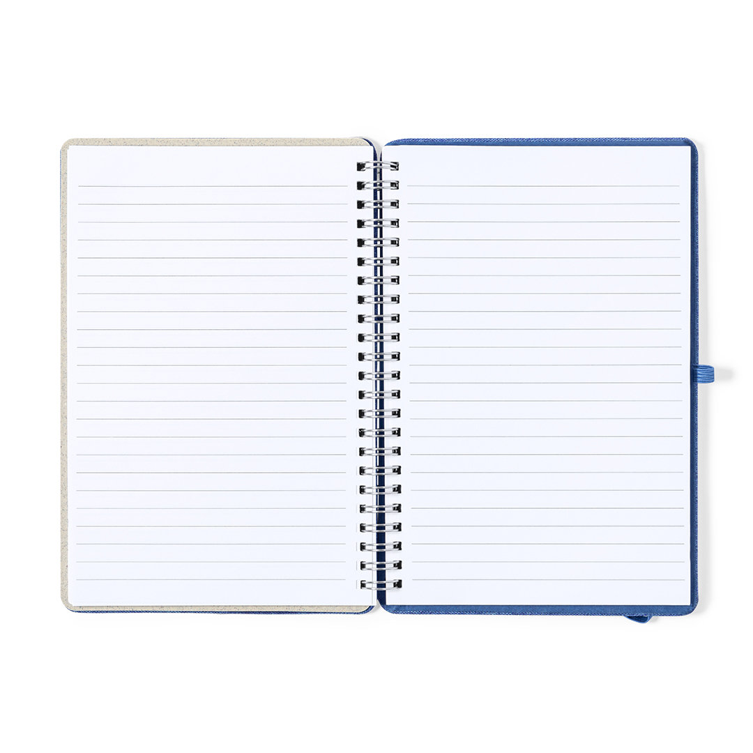 Libreta soporte personalizada Maisux de RPET con caña de trigo - Oficina - Regalo Promocional Personalizado - vista alternativa