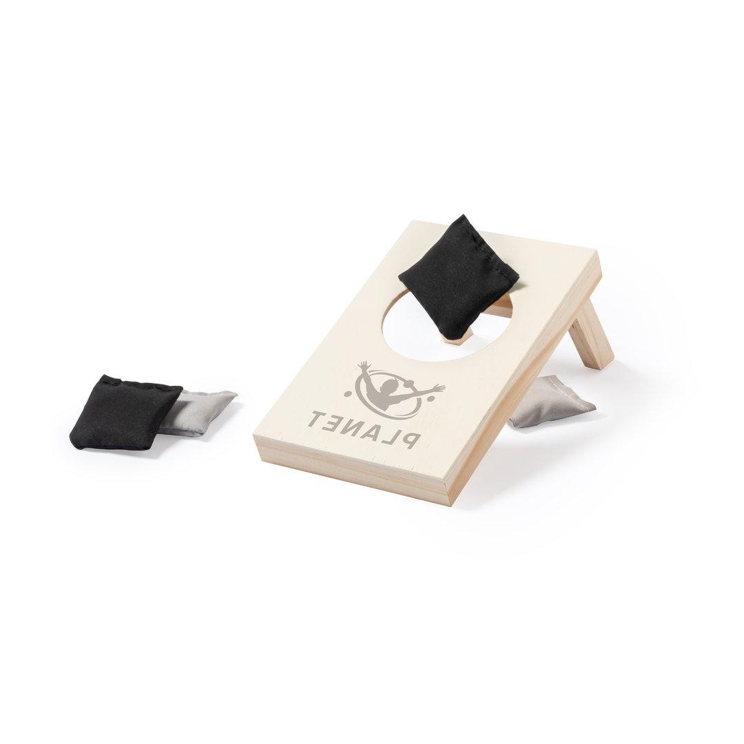 Juego personalizado Tumble habilidad de madera pino con saquitos arena - Niños y Juegos - Regalo Promocional Personalizado - vista alternativa