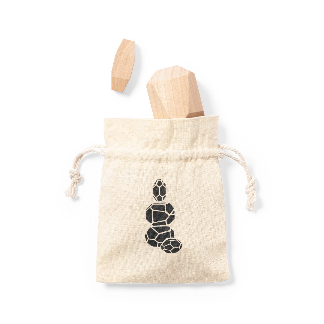 Juego de habilidad personalizado Ketel de madera pino con 4 piezas - Verano - Regalo Promocional Personalizado - vista alternativa