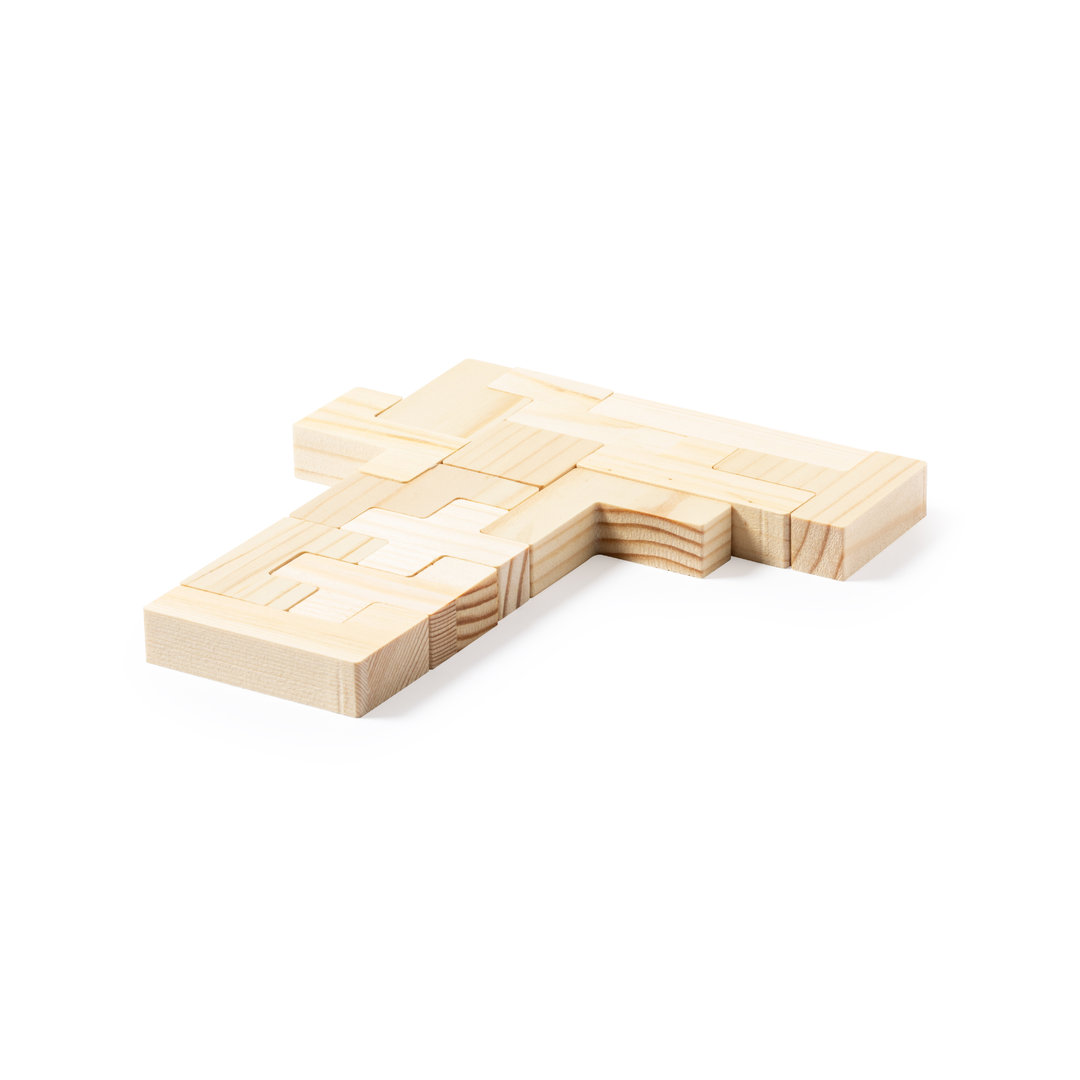 Juego de habilidad personalizado Charlis de madera resistente con 13 piezas - Verano - Regalo Promocional Personalizado - vista alternativa