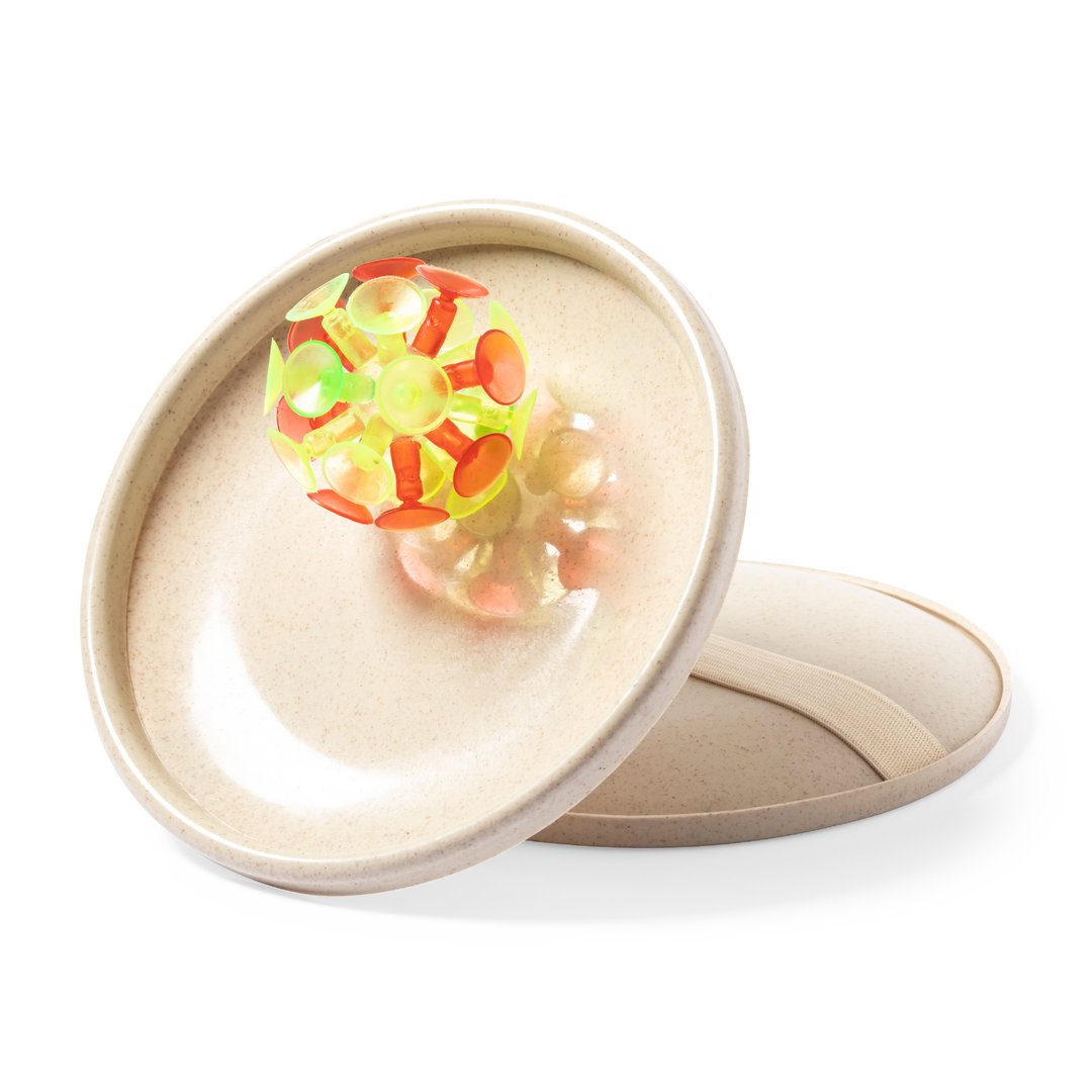 Juego personalizado Croak pelota palas de caña de trigo con ventosas