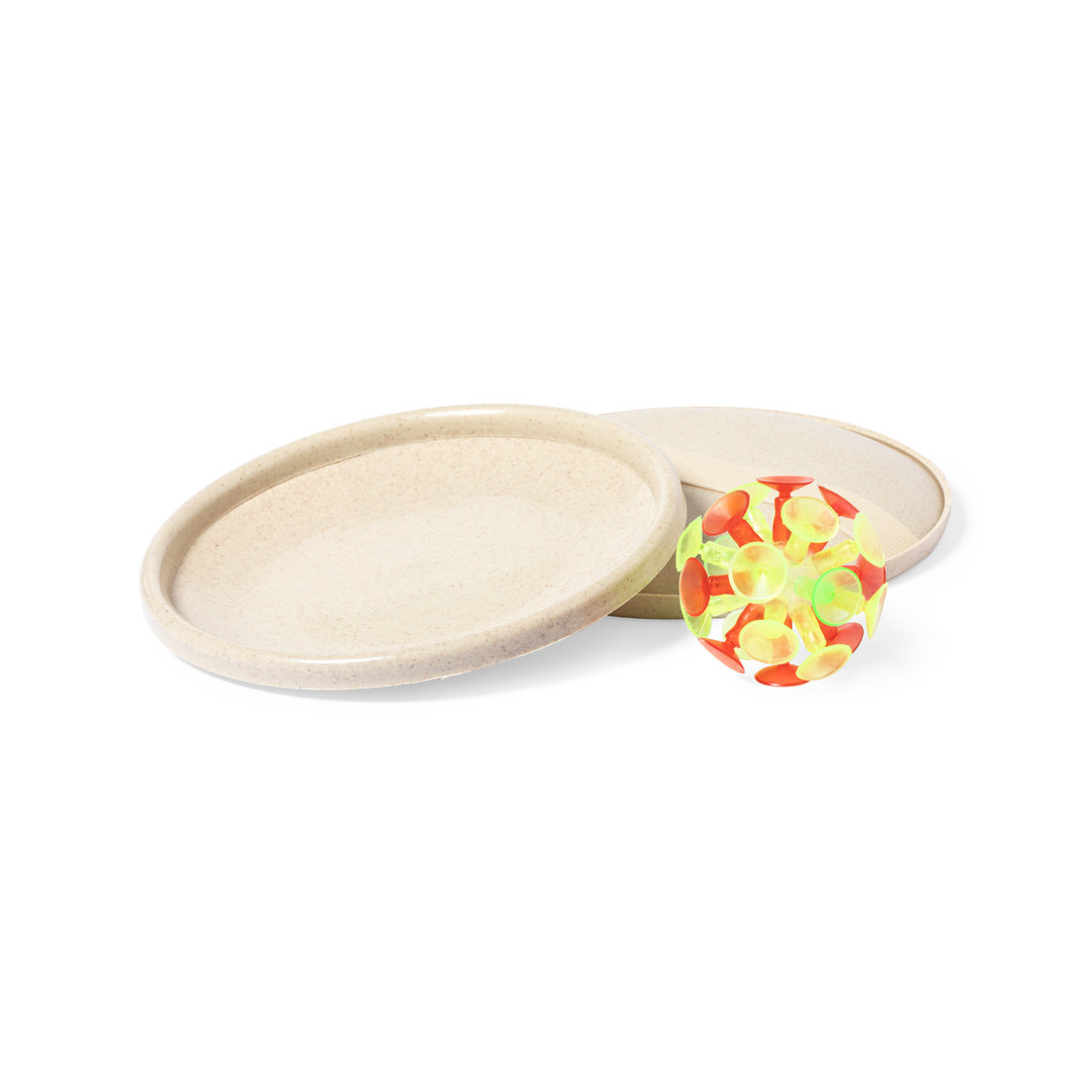 Juego personalizado Croak pelota palas de caña de trigo con ventosas - Verano - Regalo Promocional Personalizado - imagen 3