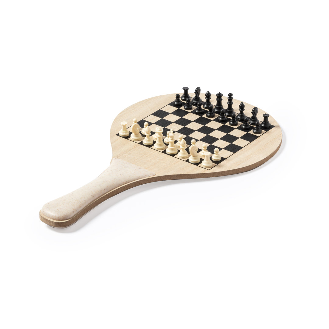 Palas de playa personalizadas Pecter multijuego de madera con caña trigo - Verano - Regalo Promocional Personalizado - imagen 4