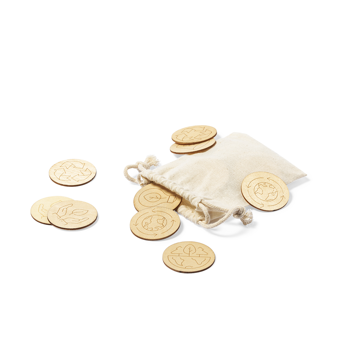 Juego personalizado Lauby concienciación ecológica de madera con 24 piezas - Niños y Juegos - Regalo Promocional Personalizado