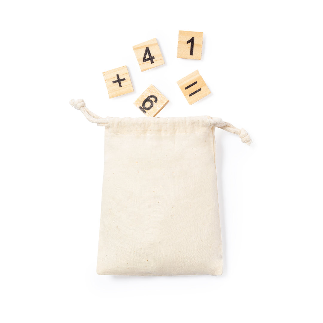 Juego personalizado Mates cálculo de madera pino con 32 piezas - Niños y Juegos - Regalo Promocional Personalizado - vista alternativa