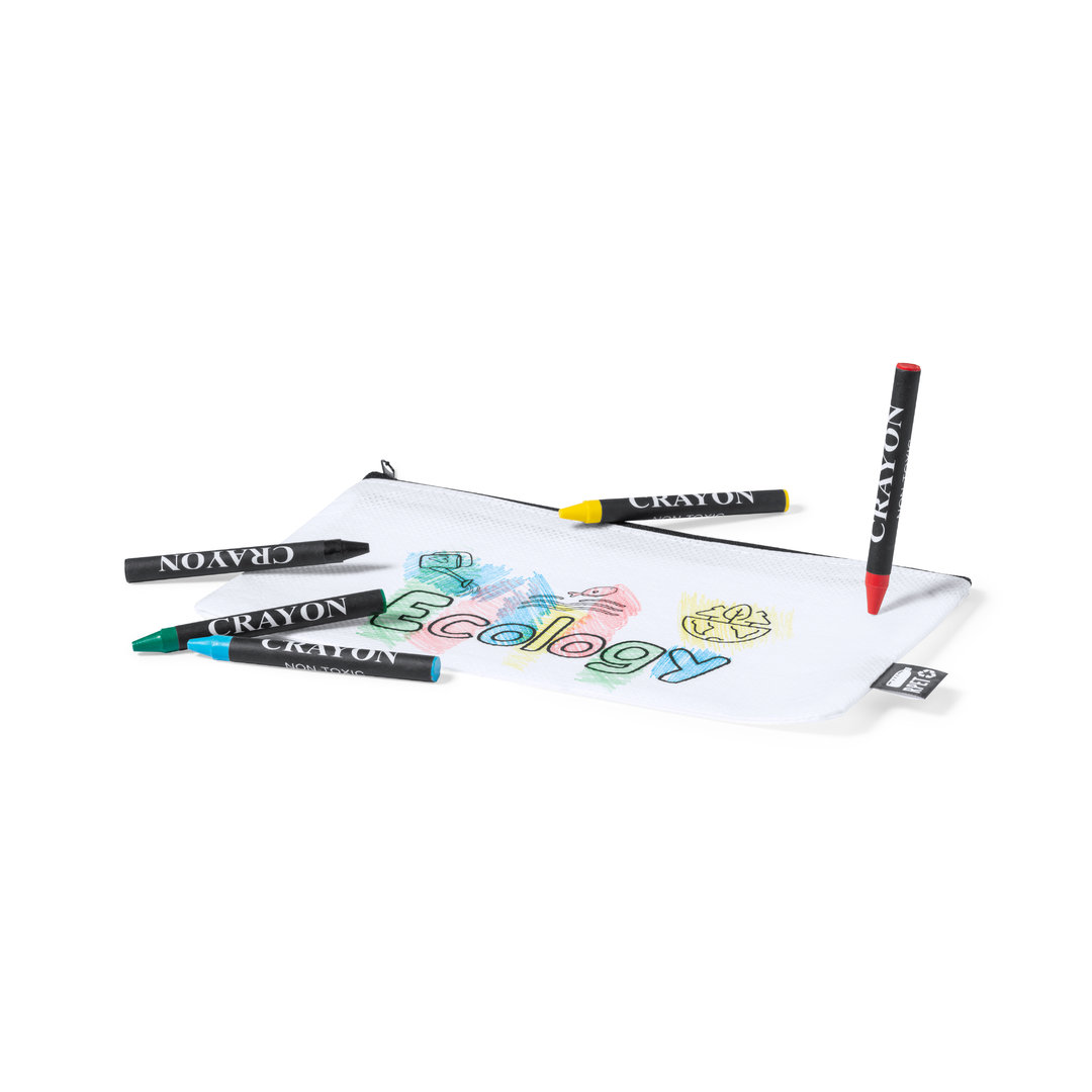 Estuche personalizado Thurman de non-woven RPET para colorear - Oficina - Regalo Promocional Personalizado - vista alternativa