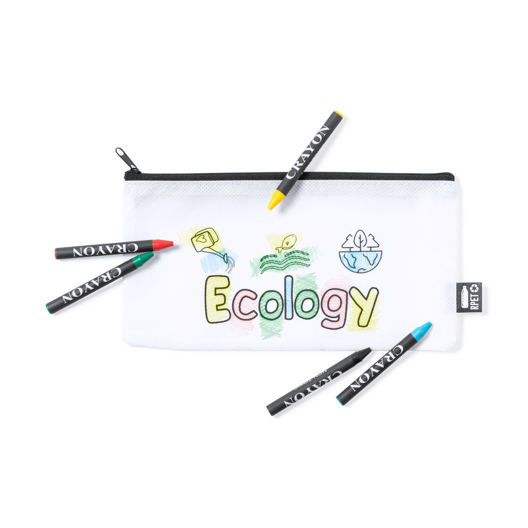 Estuche personalizado Thurman de non-woven RPET para colorear - Oficina - Regalo Promocional Personalizado - imagen 3