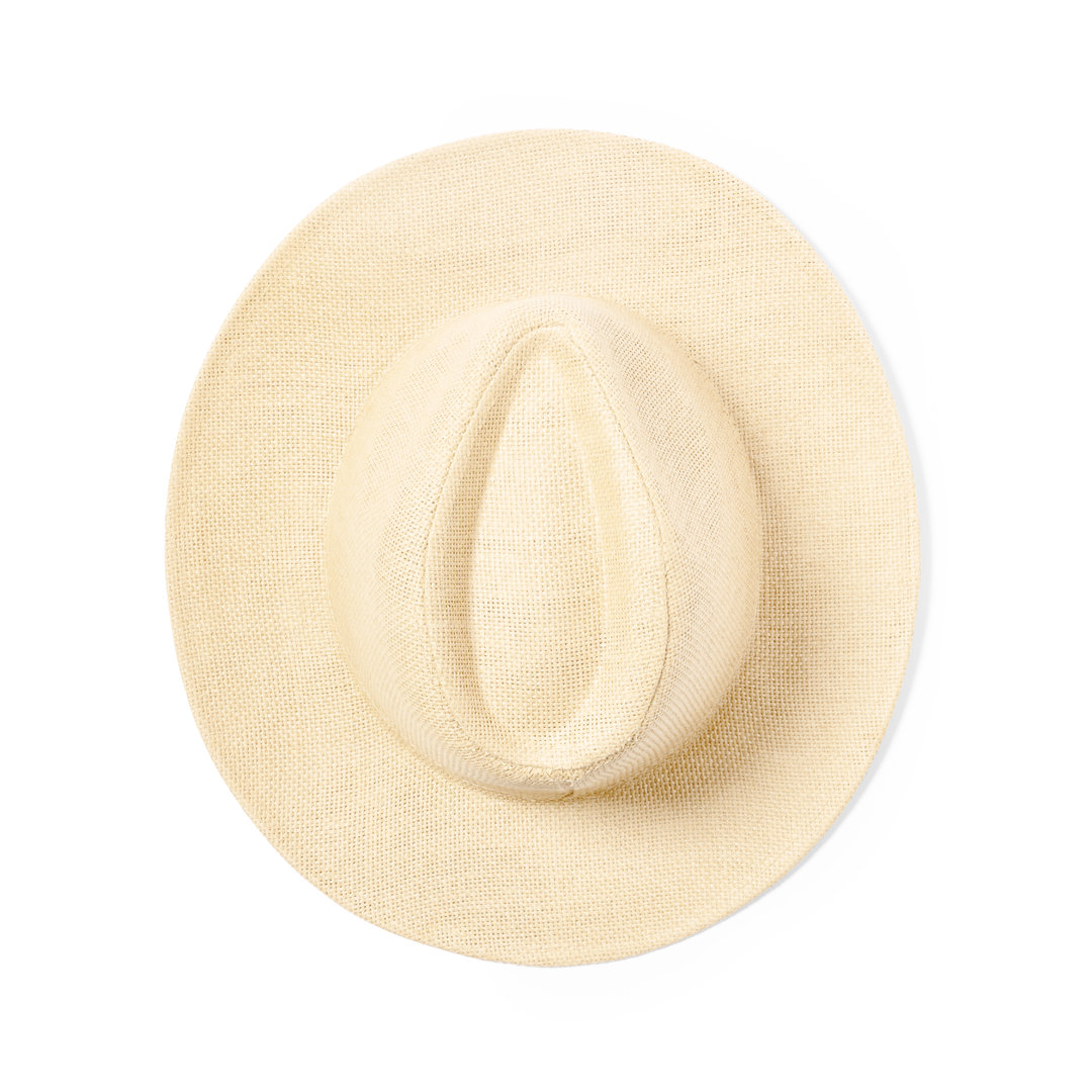 Sombrero personalizado Mulins indiana de paja de papel ajustable - Verano - Regalo Promocional Personalizado - vista alternativa