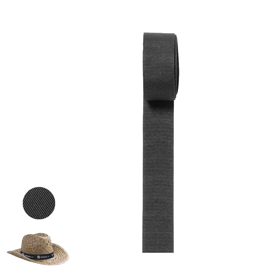 Cinta sombrero personalizada Hicoband de poliéster extra ancha 100 metros - Gorras y sombreros - Regalo Promocional Personalizado