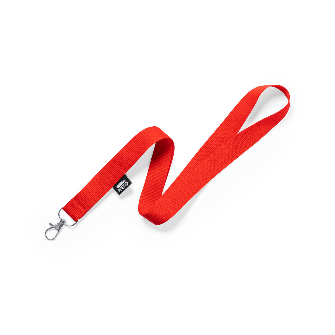 Lanyard personalizado Loriet línea nature de poliéster 300D RPET - Oficina - Regalo Promocional Personalizado - imagen 3