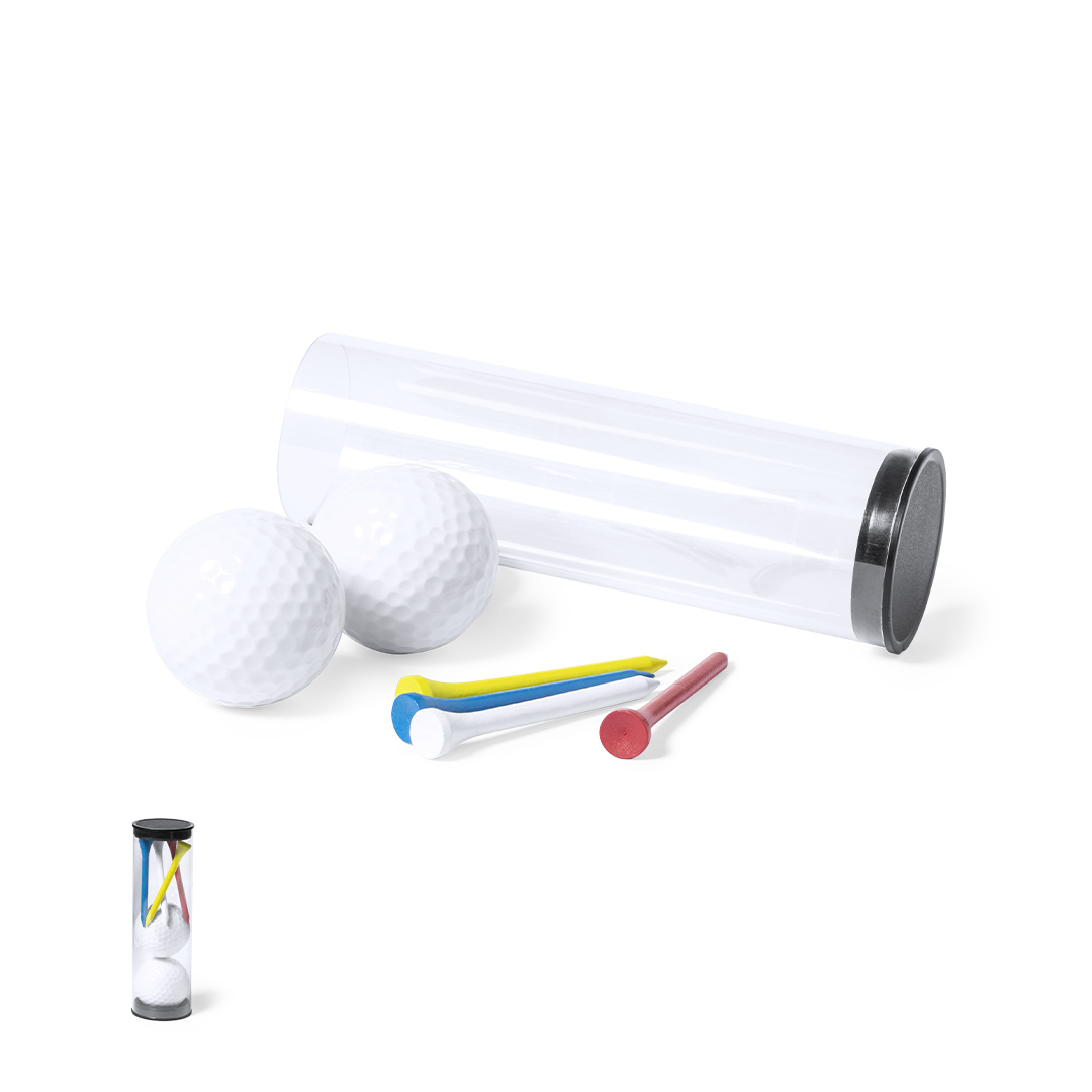 Set golf personalizado Caddie completo con pelotas y tees - Golf - Regalo Promocional Personalizado