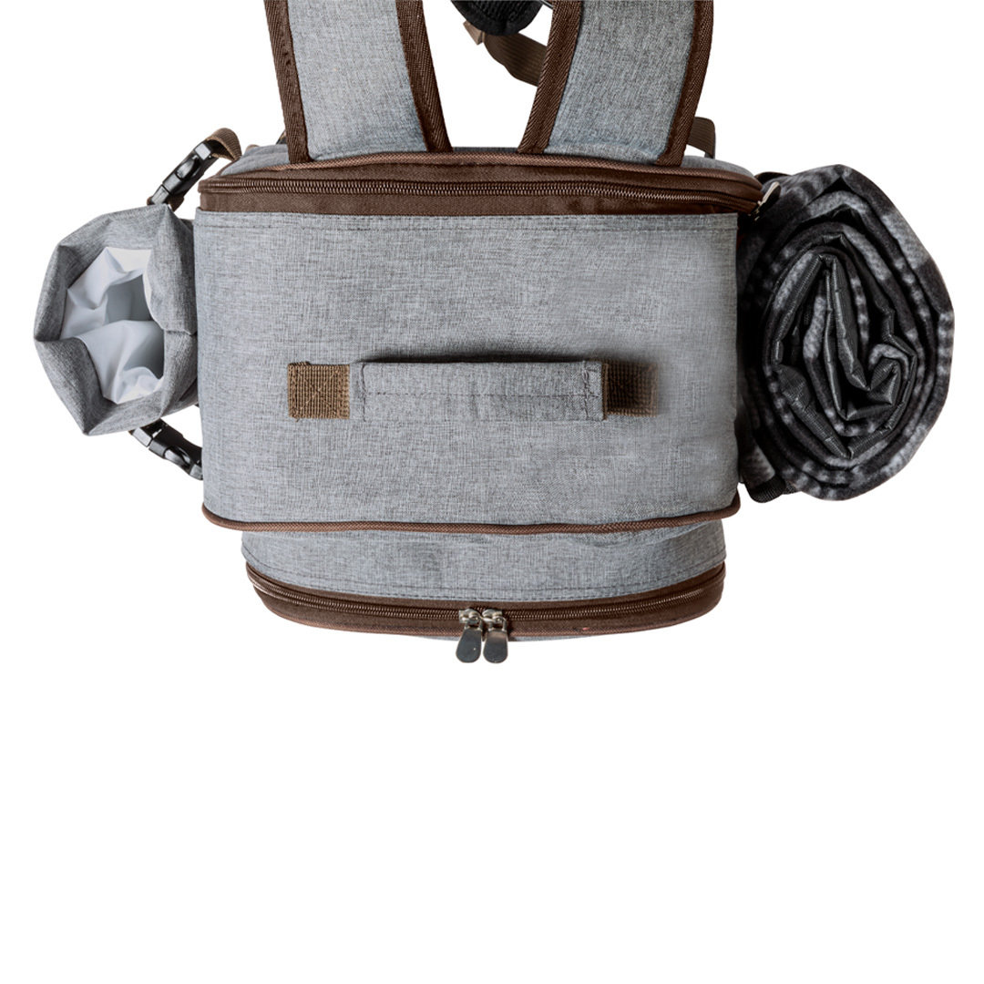 Mochila nevera picnic personalizada Seyman de RPET 600D para 4 servicios - Verano - Regalo Promocional Personalizado - imagen 3