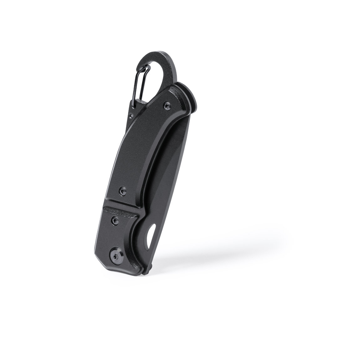 Navaja personalizada Datrak de acero inox con mosquetón integrado - Navajas personalizadas - Regalo Promocional Personalizado - imagen 4