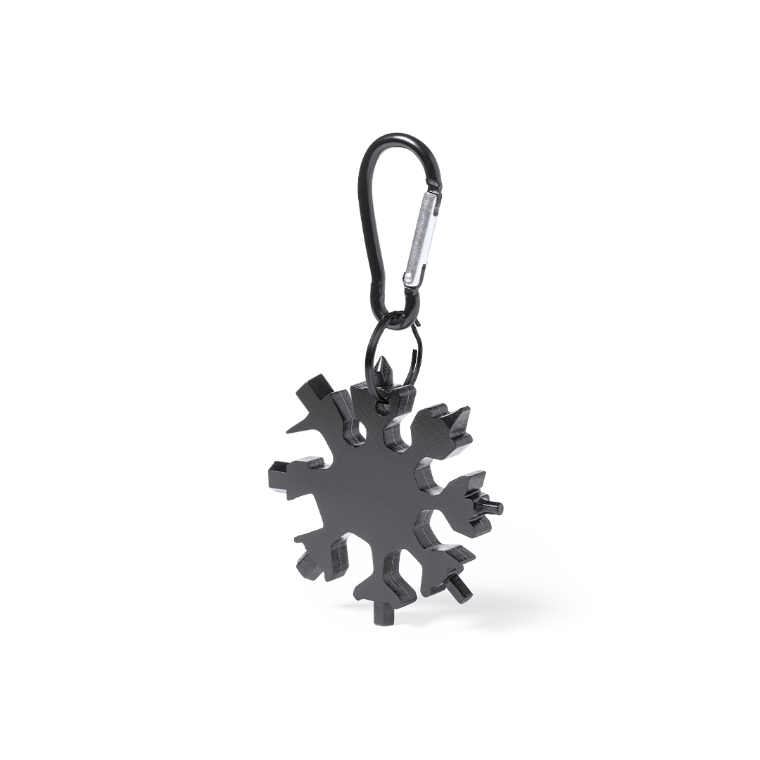 Multiherramienta personalizada Torkul de acero inox con anilla mosquetón - Multiherramientas - Regalo Promocional Personalizado