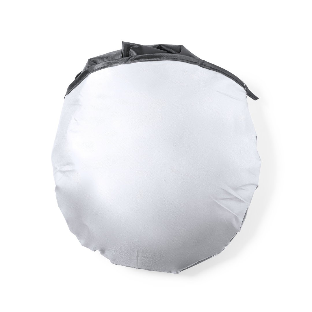 Parasol personalizado Sertark plegable de poliéster plateado grande - Verano - Regalo Promocional Personalizado - vista alternativa