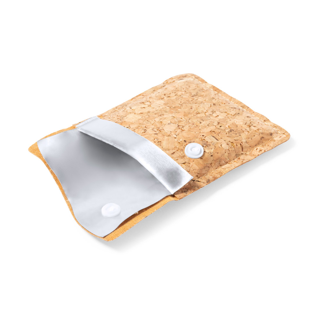 Cenicero de bolsillo personalizado Dokon de corcho natural con aluminio ignífugo - Artículos fumador - Regalo Promocional Personalizado - vista alternativa