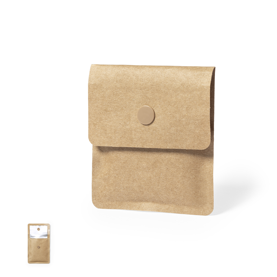 Cenicero de bolsillo personalizado Flament de papel reciclado con aluminio - Artículos fumador - Regalo Promocional Personalizado