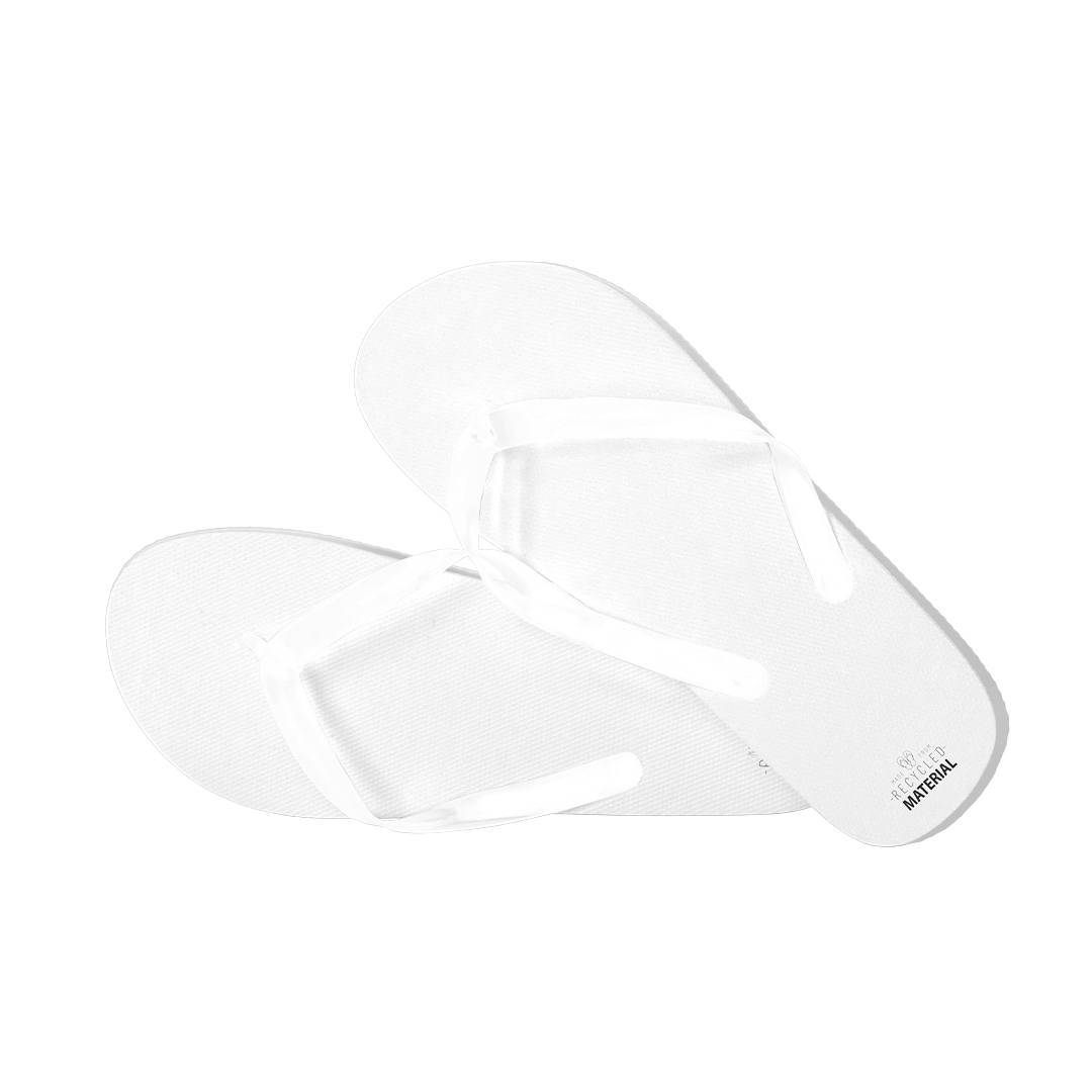 Chanclas personalizadas Tapiok nature de EVA reciclado con distintivo