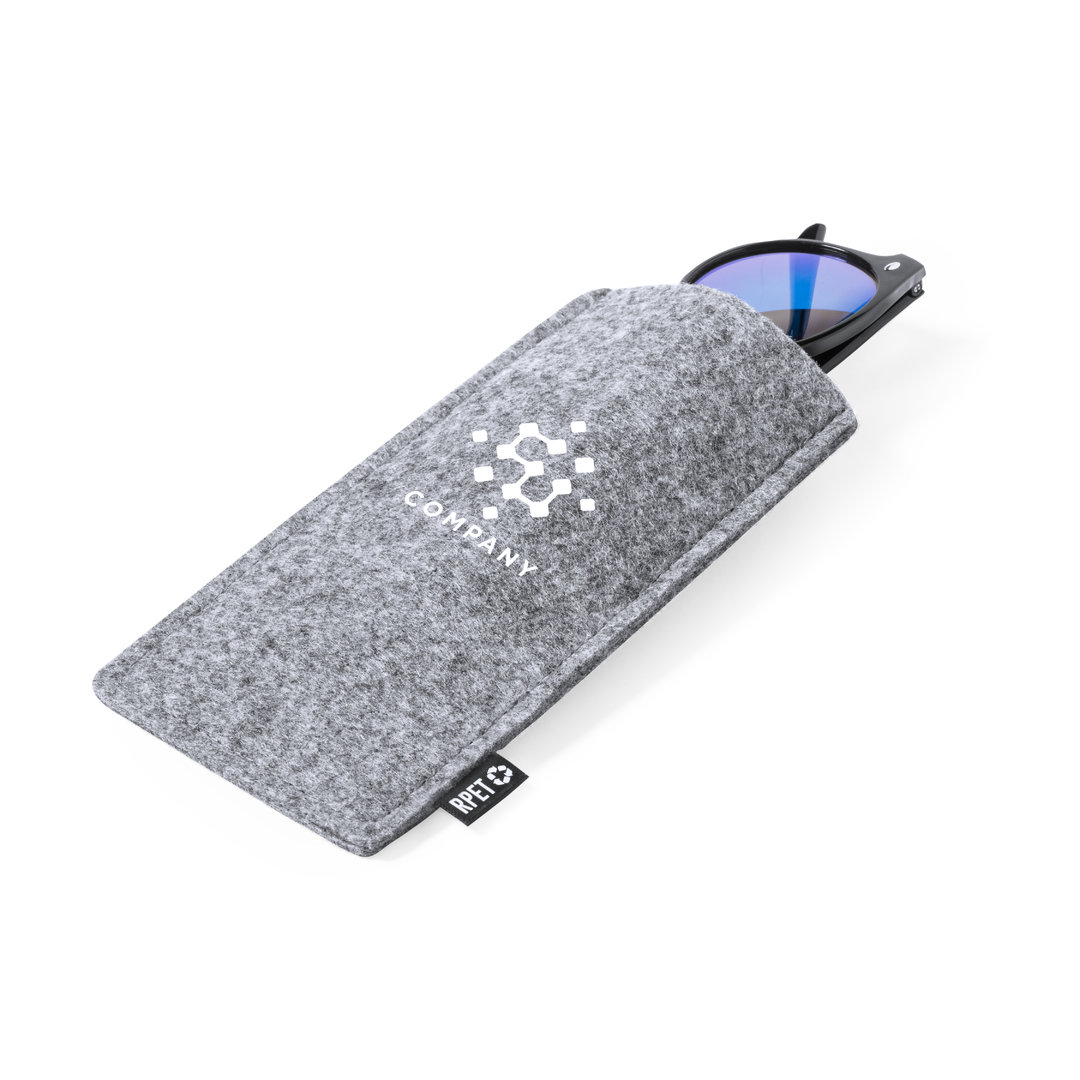 Funda para gafas personalizada Kalermix de fieltro RPET - Verano - Regalo Promocional Personalizado - imagen 3