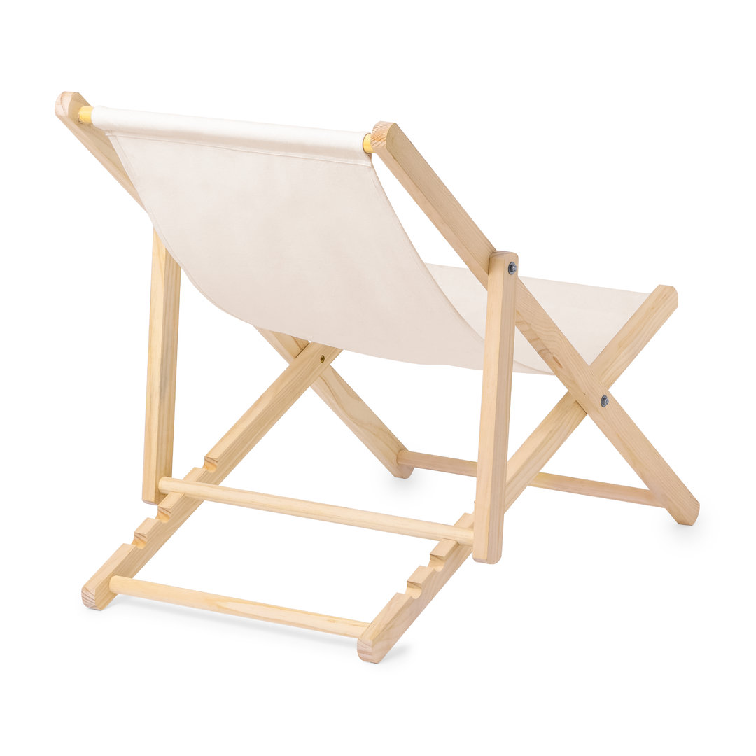 Silla plegable personalizada Rinthia de madera con canvas reclinable - Verano - Regalo Promocional Personalizado - vista alternativa
