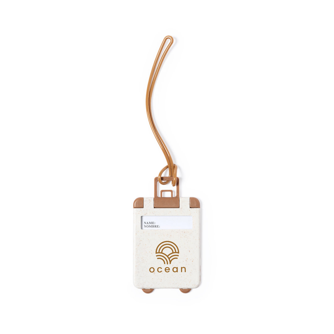 Identificador de maletas personalizado Cliffer línea nature de caña de trigo trolley - Viaje - Regalo Promocional Personalizado - vista alternativa