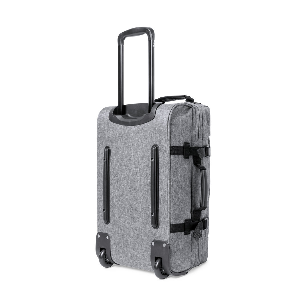 Trolley personalizado Yacman de RPET 300D con cintas ajustables y TSA - Viaje - Regalo Promocional Personalizado - vista alternativa