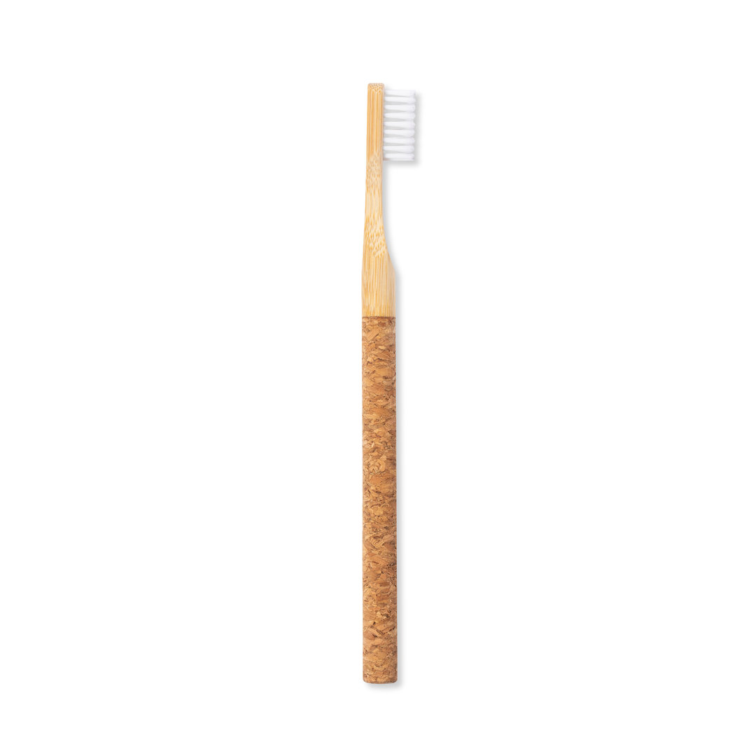 Cepillo de dientes personalizado Piglet de corcho natural con bambú - Hogar - Regalo Promocional Personalizado - imagen 3