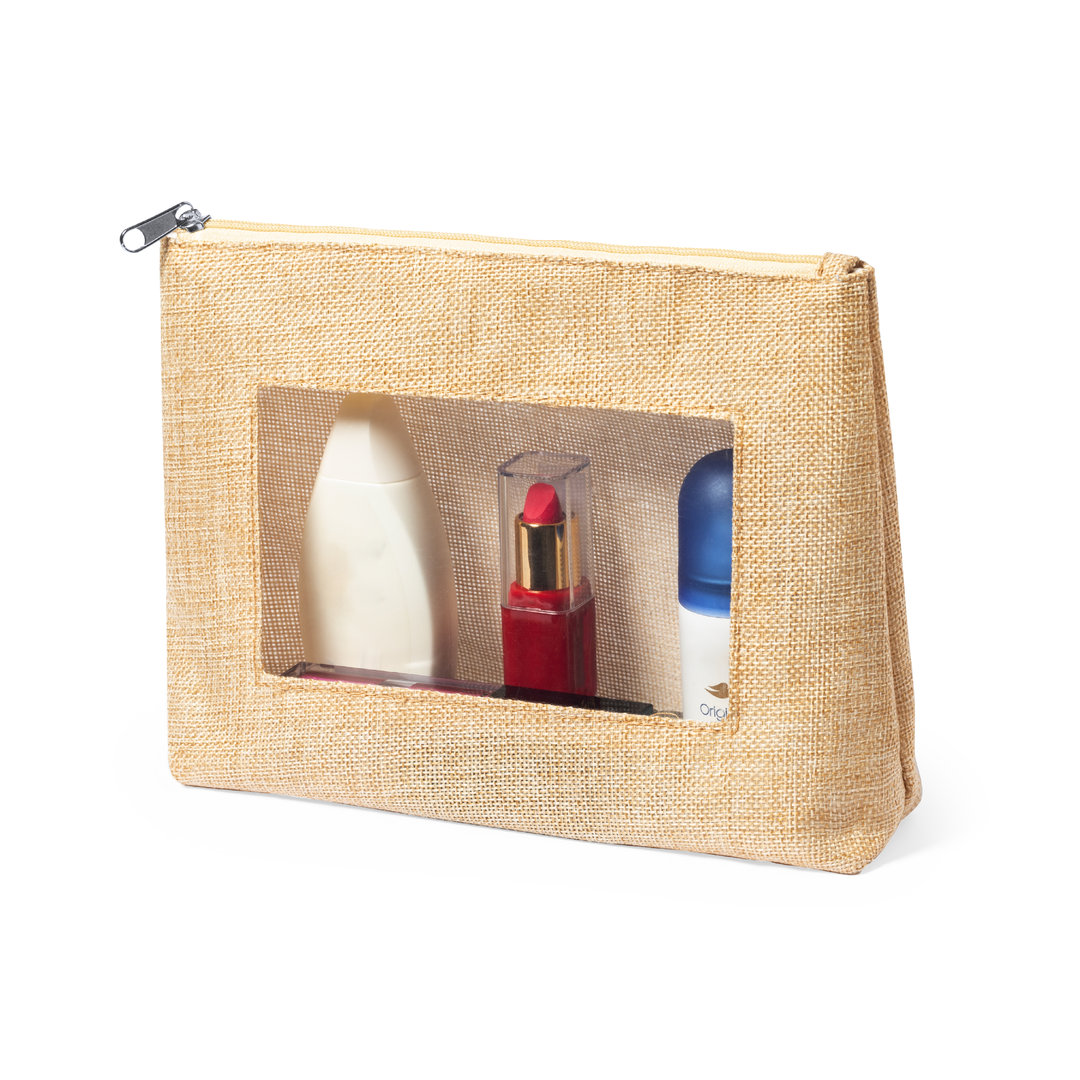 Neceser personalizado Flumit nature con ventana EVA transparente - Neceseres personalizados - Regalo Promocional Personalizado - vista alternativa