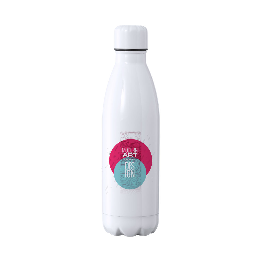 Bidón personalizado Térmico para Sublimación Varn de 500ml en acero inoxidable con manual bilingüe - Termos personalizados - Regalo Promocional Personalizado - vista alternativa