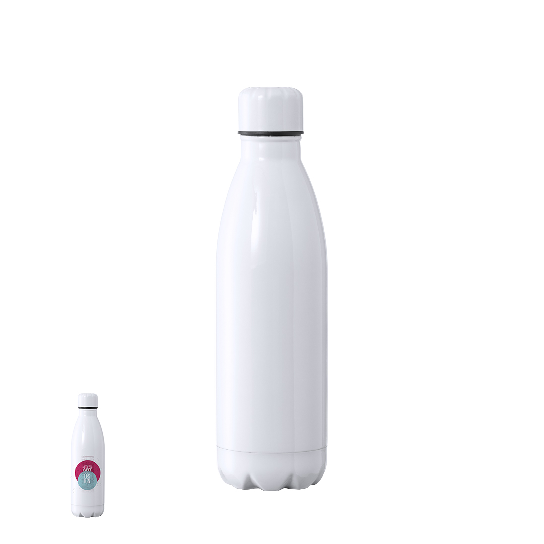 Bidón personalizado Térmico para Sublimación Varn de 500ml en acero inoxidable con manual bilingüe - Termos personalizados - Regalo Promocional Personalizado