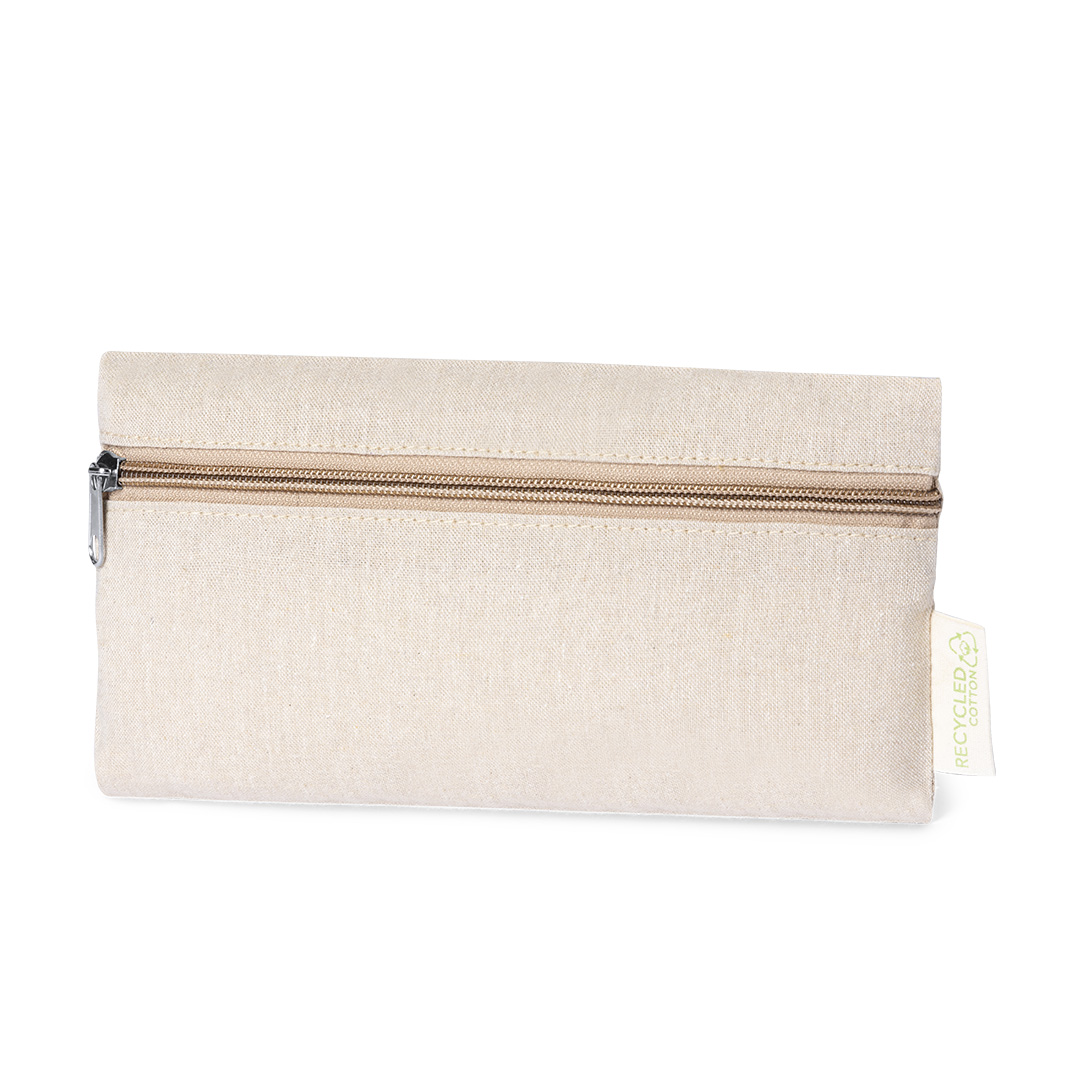Estuche personalizado Laybax de algodón reciclado con distintivo - Oficina - Regalo Promocional Personalizado
