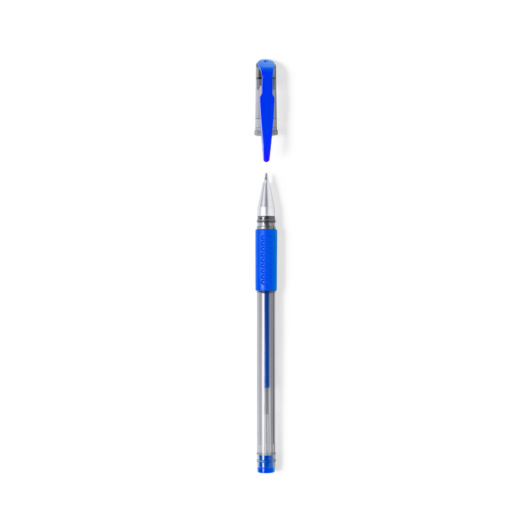 Bolígrafo personalizado Ricen de gel con diseño transparente - Oficina - Regalo Promocional Personalizado - vista alternativa