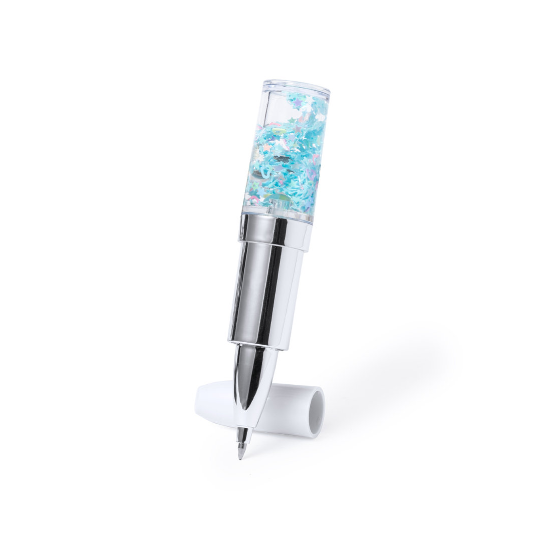 Bolígrafo personalizado Bracing en forma de pintalabios con líquido