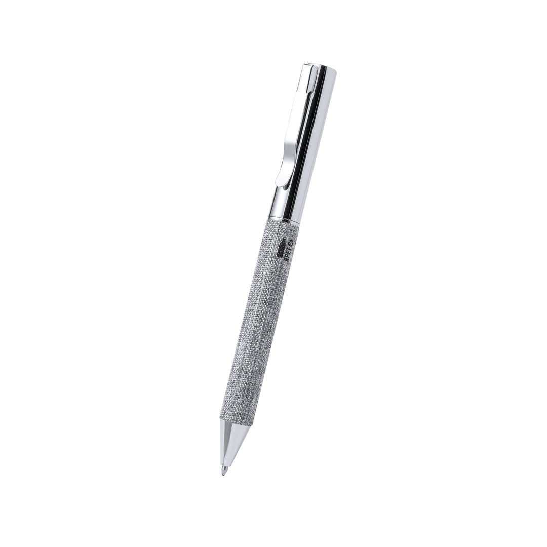 Bolígrafo personalizado Higolf de metal cromado con RPET y estuche kraft - Oficina - Regalo Promocional Personalizado - imagen 3