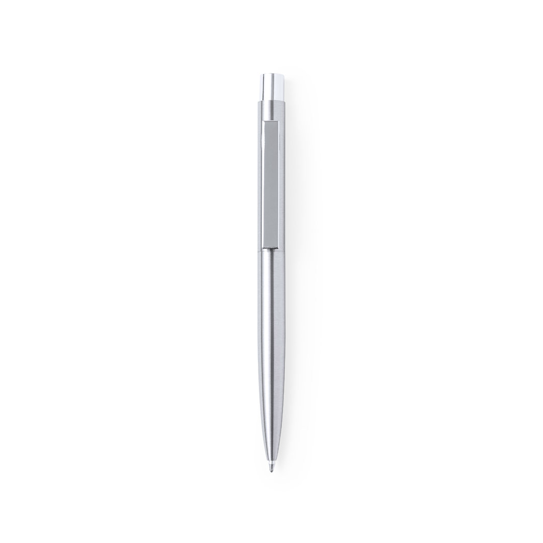 Bolígrafo personalizado Wutax de acero inoxidable reciclado - Oficina - Regalo Promocional Personalizado - imagen 3
