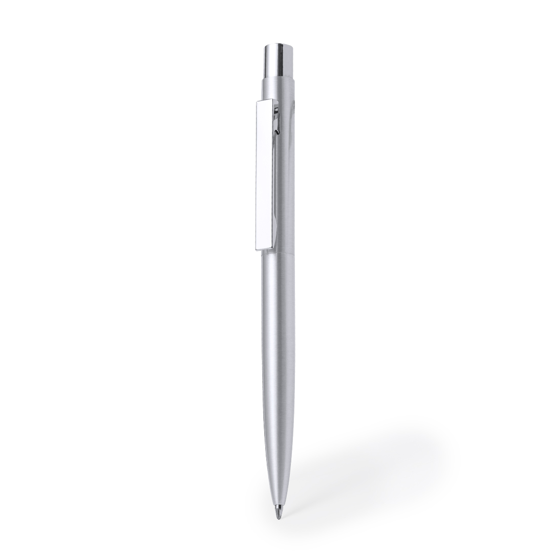 Bolígrafo personalizado Wutax de acero inoxidable reciclado - Oficina - Regalo Promocional Personalizado