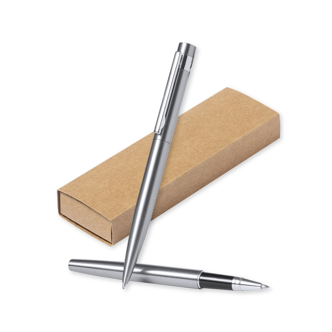 Set personalizado Kaylax eco-friendly de acero inox reciclado - Tazas y botellas - Regalo Promocional Personalizado