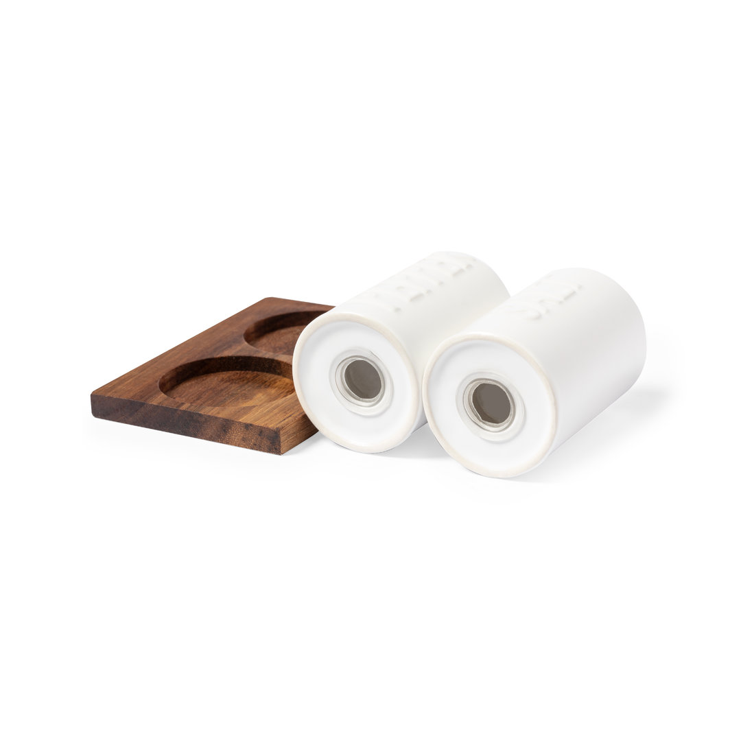 Set de cocina personalizado Bekox salero y pimentero de cerámica