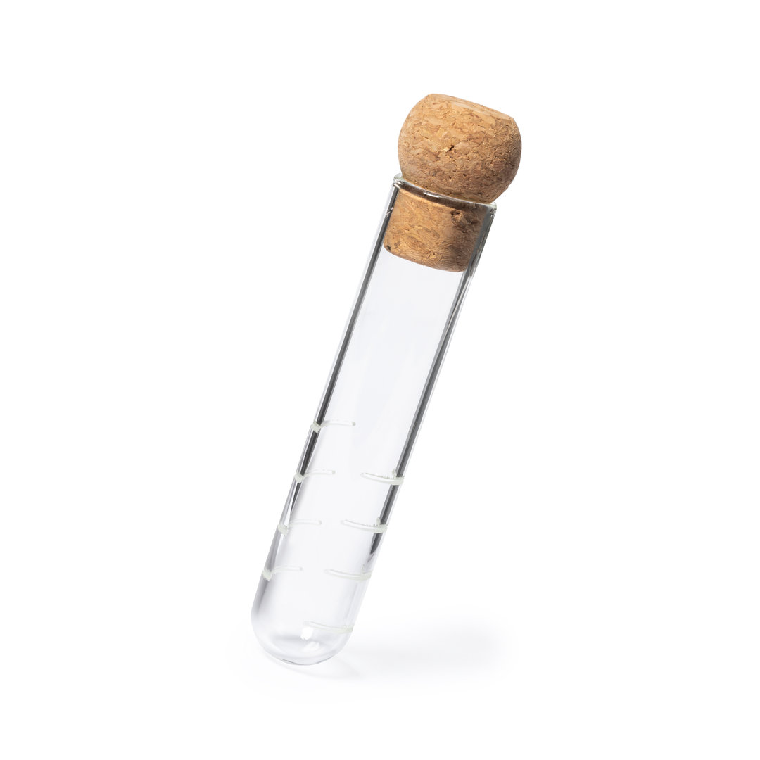 Infusor personalizado Hanay de cristal con tapón de corcho natural - Otros accesorios cocina - Regalo Promocional Personalizado - vista alternativa